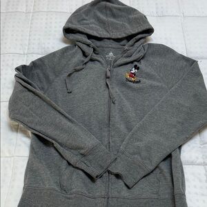 Disney Parks Gray Zip-Up Hoodie